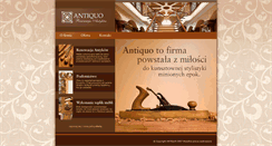 Desktop Screenshot of antiquo.com.pl