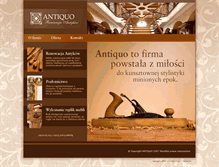 Tablet Screenshot of antiquo.com.pl